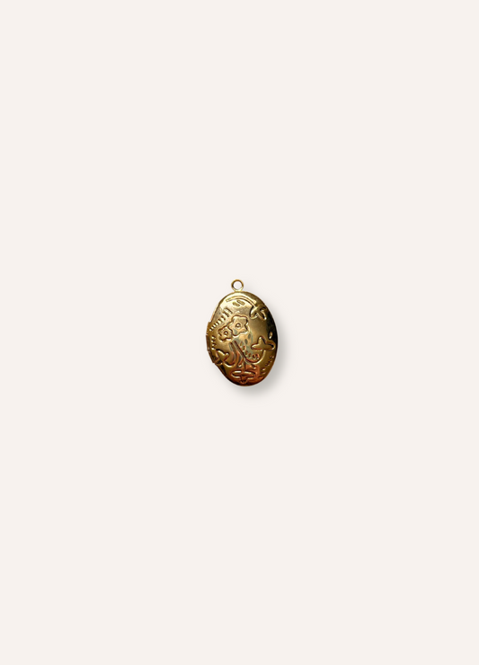oval locket charm