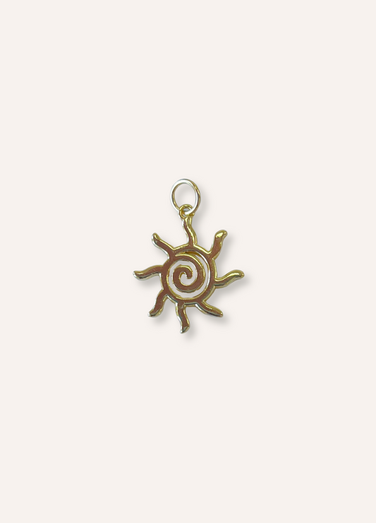 spiral sun charm