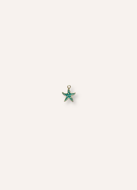 turquoise starfish charm
