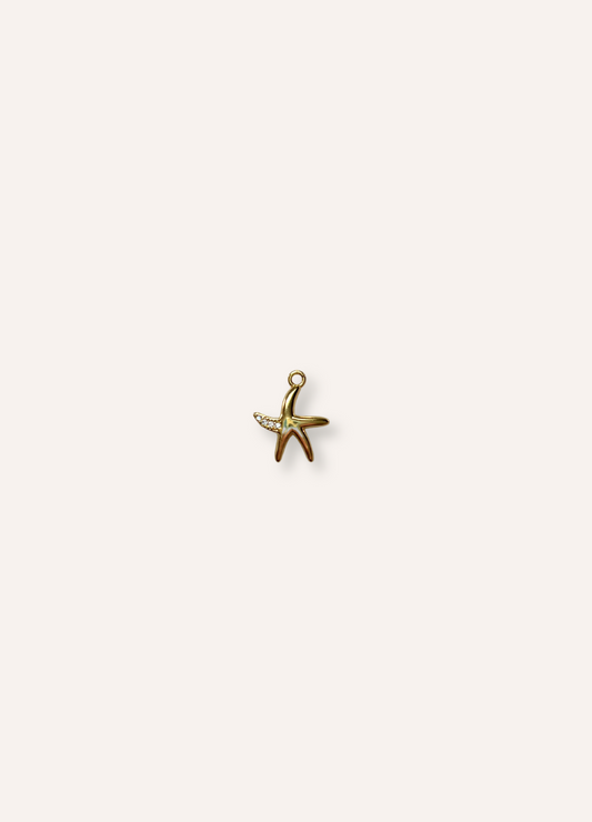 gemstone starfish charm