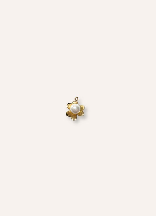 pearl flower charm