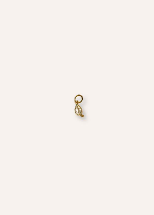 mini leaf charm