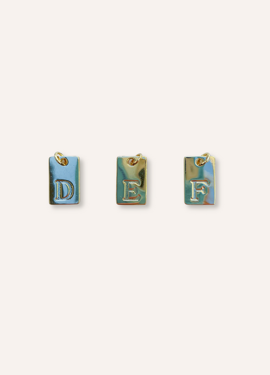 alphabet letter tags