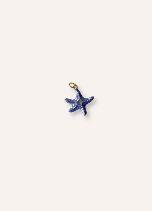 blue starfish charm