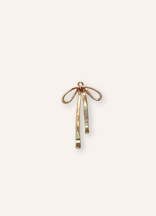 droopy bow charm